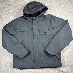 Carhartt J317 Ketchikan waterproof breathable workwear jacket - Grey Size Large